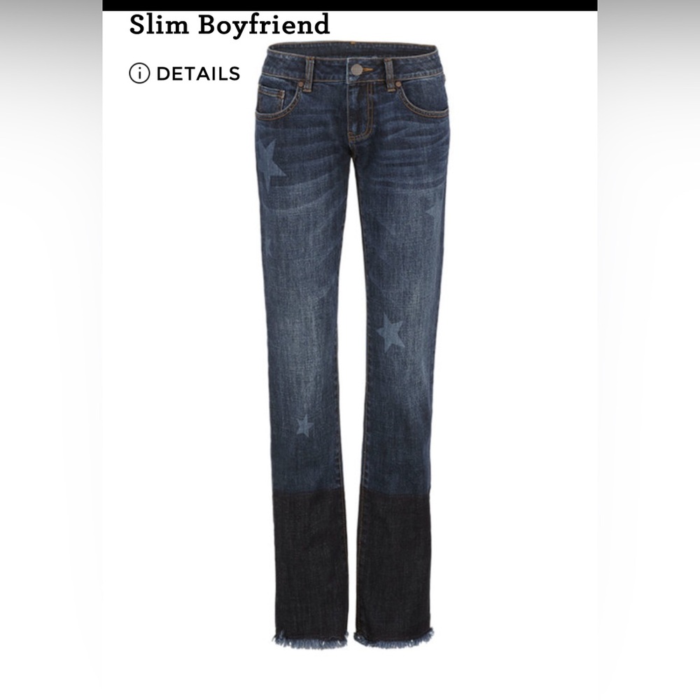 Cabi Slim Boyfriend Jeans in Celebrity Wash - Size 6